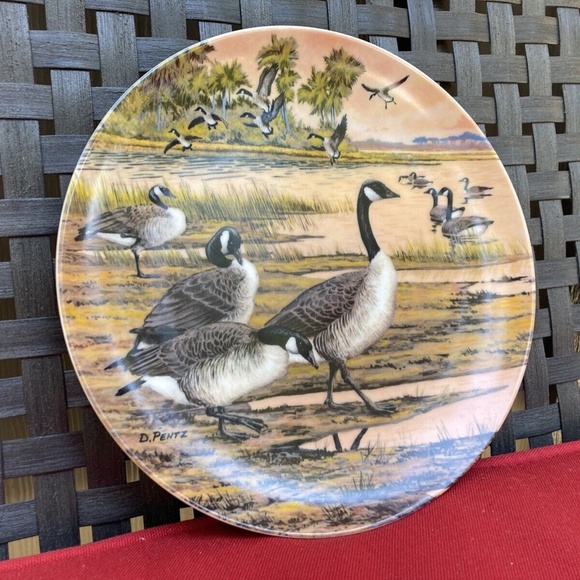 1987 'Winter Home' Limited Edition Collector's Plate by Donald Pentz #3079C - Picture 2 of 4